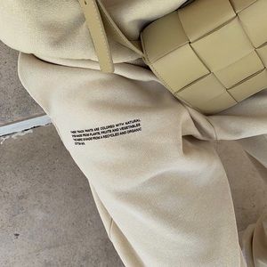 RARE Pangaia track pants - rennet yellow - SIZE XS